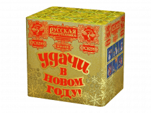 Крупный фейерверк «Удачи в новом году!»